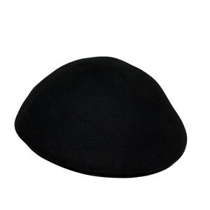 Royal Ascot K & P Chicago Wool Newsboy Cabbie Golf Cap Hat Mens Black Sz M